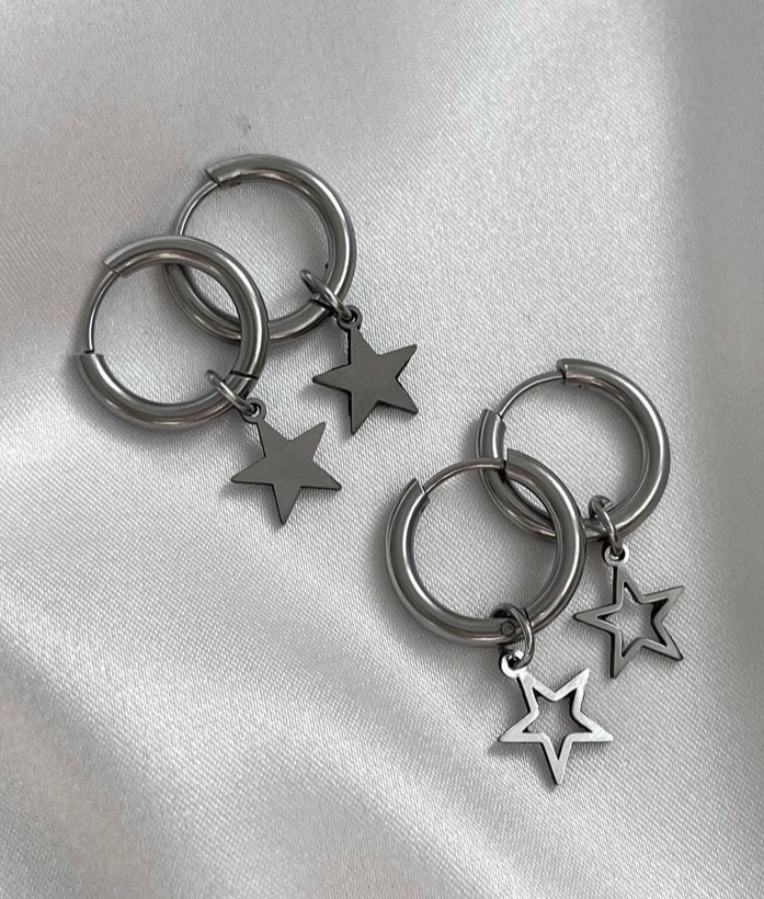 گوشواره ستاره استیل